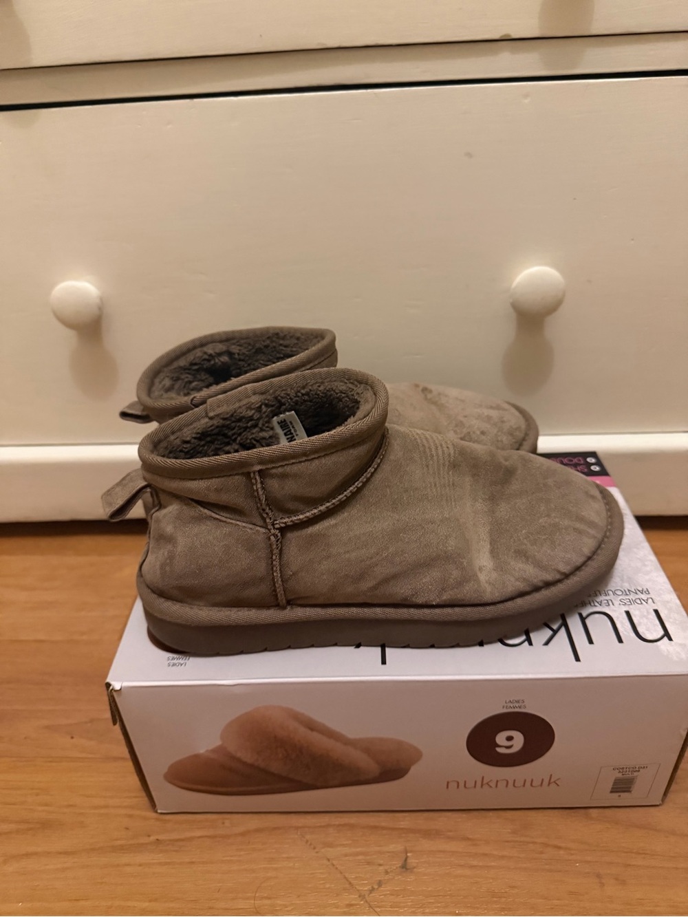 Men's Slip-On Shearling Boot - Taupe